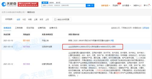 小米關聯公司注冊資本增至14.88億，強化基礎軟件服務布局